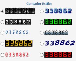 Ao usar ferramentas de criação de sites era possível adicionar esses contadores e ainda escolher o estilo que mais combinasse com o layout.