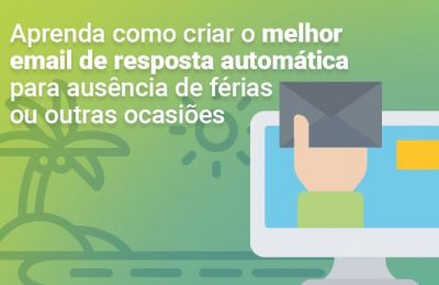 Exemplos de mensagem de ausência temporária de férias